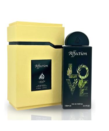 Lattafa Pride Affection Eau de Parfum Spray for Unisex 3.4 Ounce Floral
