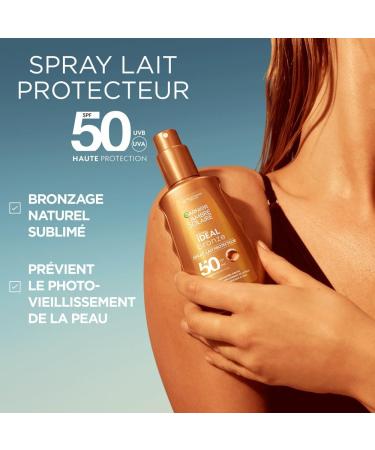 Garnier Ideal Bronze Milk Protective Spray SPF50 150 ml - Buy Online on GoSupps.com