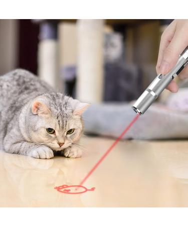 Cat Pointer Interactive Toys Cat Chasing Toys Pet Toys for Indoor Kitten Play Chase Exercise USB Recharge Cat Toy Pointer for Indoor Cat Mouse Toys Wand Light Pet Interactive Toys - Buy Online on GoSupps.com