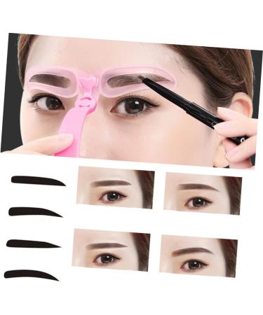 Beavorty 1 Set Eyebrow Tool Eyebrow Makeup Stencil Eyebrow Stencils Card Handheld Three Generations - Buy Online on GoSupps.com