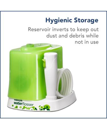 Waterpik Kids Water Flosser for Children and Braces - WP-260 Green | Effective Dental Care Solution - Buy Online on GoSupps.com