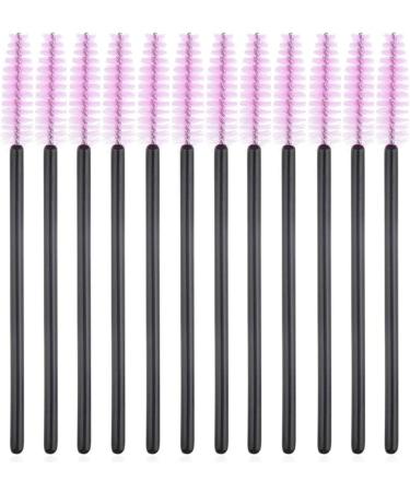 50 Pieces Disposable Eyelash Brushes Mascara Wands Eyelash Eyebrow Applicator Cosmetic Makeup Brush Tool Kits (Black/Pink) black / pink - Buy Online on GoSupps.com