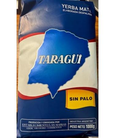 Taragui Sin Palo Yerba Mate 2.2lb / 1kg (No Stems) - Buy Online on GoSupps.com