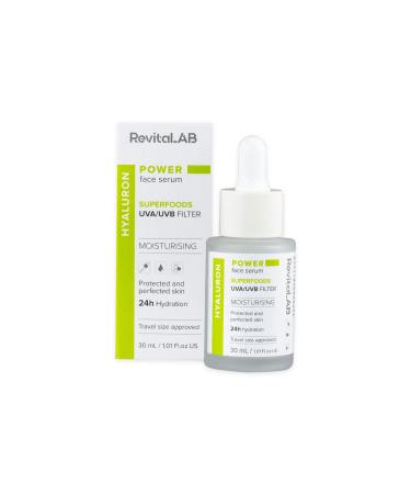RevitaLAB Power Face Serum with Superfoods A concentrated product specially formulated to provide effective defense against environmental aggressors