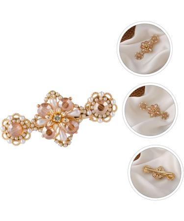 Beaupretty Comb hairpin pearl barrette clip Floral Headpiece Accessories pearl bobby pins Bling Hair Accessories Hair Holder Decorations hair side comb Jing crystal alloy Pins - Buy Online on GoSupps.com