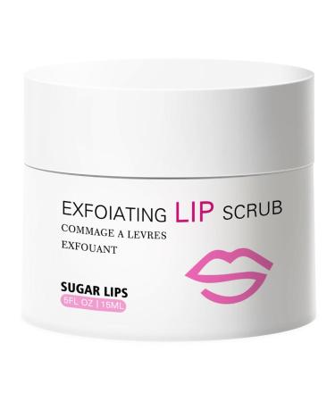 scyca Lip scrub 15 ml natural moisturizing lip scrub with sugar lip care products lightens and flaky lips optically fuller lips