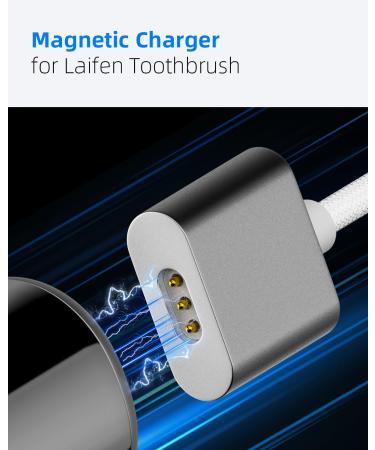 NewJourney Electric Toothbrush Charger Cable for Laifen | Type C 3.3 Ft Replacement Cord for LFTB01-P/S/A - Fast Shipping Worldwide - Buy Online on GoSupps.com