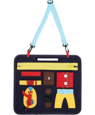 Sensory Apron for Dementia | Anti-Stress Blanket for Alzheimer's Patients | Anxiety Relief Tool with Dressing Skills Improvement - Buy Online on GoSupps.com