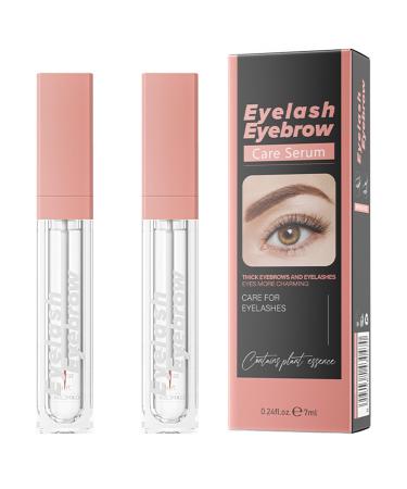 2 Pi ces 2 En 1 Pour Les Cils/Les Sourcils Lash & Brow Growth Serum Eyelash Formula Stereoscopic Fibrous Eye Black Mascara S rum pour Cils Longs et pais de Couleur Fonc e