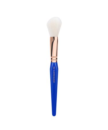 Bdellium Tools Professional Makeup Brush - Golden Triangle 962 Slanted Blusher - With All Vegan and Soft Synthetic Fibers For Contouring and Highlighting (Blue 1pc)