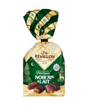 Révillon Dark chocolate and milk - The bag of 360g