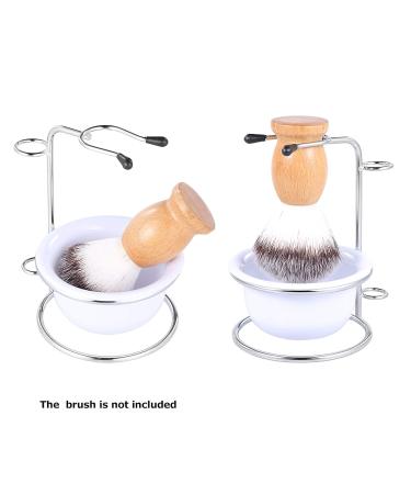 Layhou 2 in 1 Shaving Kit: Men's Shaving Brush Holder Razor Stand & Soap Shell - Ultimate Beard Grooming Tool Set - Buy Online on GoSupps.com