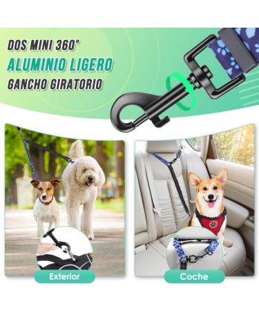 Buy NASJAC Double Dog Leash | 360 Rotatable No-Tangle Design | Adjustable Shock-Damping for All Sizes | Reflective & Durable | Black & Blue - Buy Online on GoSupps.com
