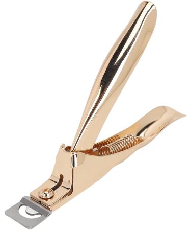 Nail Tip Clipper Portable Nail Tip Cutter U Shape Wide Application for Salon (Gold) - Buy Online on GoSupps.com