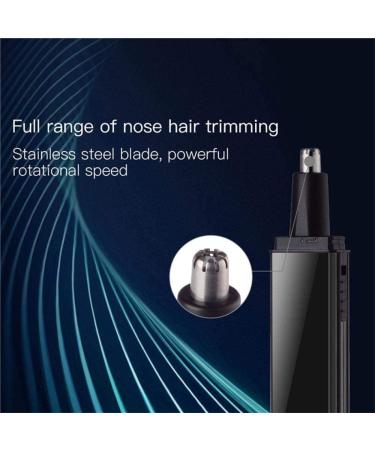 Buy Professional Electric Nose & Ear Hair Trimmer - USB Rechargeable Facial Hair Clipper for Men & Women - Buy Online on GoSupps.com