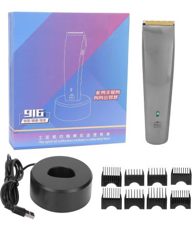 Electric Hair Clippers Hair Grooming Clipper Comfortable Grip Low Noise Strong Power for Home Use for Barber Shop for Men (Knight Silver) - Buy Online on GoSupps.com