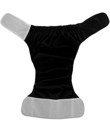 Buy Adjustable Adult Diapers | Washable Incontinence Pants for Seniors | Black Reusable Hygiene Solutions - Buy Online on GoSupps.com