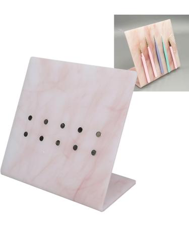 Eyelash Tweezers Holder Portable Tweezer Display Stand Lightweight Acrylic Multifunctional Scratch Resistant for Salon Use (PINK) - Buy Online on GoSupps.com