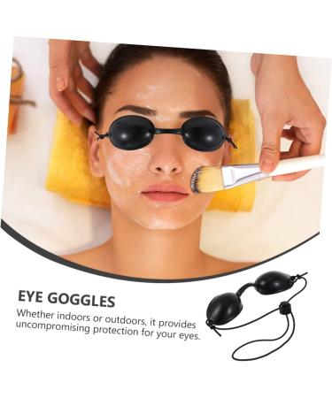 Ipetboom 1 Set Beauty Mask Safety Eye Patch Shade Tanning Bed Sunglasses Sunbathing Goggles Led Light Eye Cover Sunbathing Eye Patch Eye Protection Skin Silica Gel Hood - Buy Online on GoSupps.com