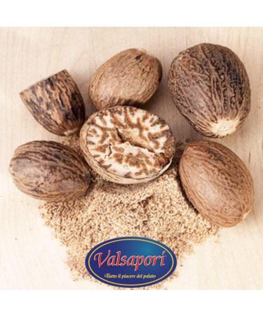  HOME LINE Sun-Dried Whole Nutmeg - 250g Envelope | Vegan Gluten Free | 100% Natural Raw Exotic Spice - Whole Nutmeg Sweet Tasting (Whole Nutmeg) - Buy Online on GoSupps.com