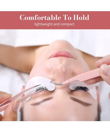 Professional False Eyelash Extension Tweezers Straight and Curved High-Quality Lash Extension Tools for Lash Fan Isolation Smooth Stainless Steel Grip By Wendy lashes. tweezers-1 - Buy Online on GoSupps.com