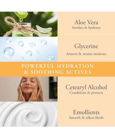  Eternal Skincare Eternal Skincare Anti-Aging Aloe Face Cream SPF 50+ (50ml) - Daily Hydration UVA/UVB Protection Blue Light Defense Soothing Aloe Vera Fragrance-Free For Sensitive Skin - Buy Online on GoSupps.com