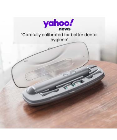 AquaSonic Vibe Ultra Whitening Toothbrush - 8 Heads, Travel Case, Sonic Motor, 4 Modes & Smart Timer - Buy Online on GoSupps.com