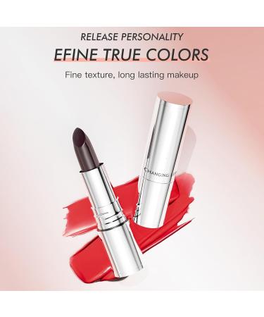 Matte Lipstick Finish - Long-Lasting Black Rose Tint Sweat-Resistant Makeup - Smudge-Proof Lipstick For Beauty Travel Daily Wear Evening Wear Women and Girls - Buy Online on GoSupps.com