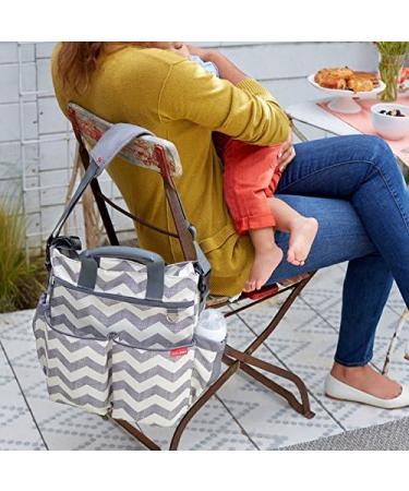 Skip Hop Duo Signature Changing Bag Chevron Grey - Stylish and Functional - Buy Online on GoSupps.com