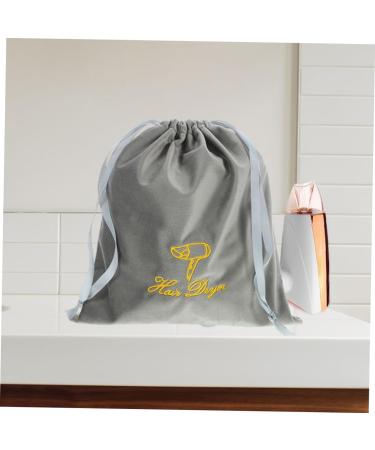 SOESFOUFU 2pcs Hair Dryer Storage Bag Hair Blow Dryer Bag Blow Dryer Pouch Drawstring Bags Hair Dryer Bag for Travel Drawstring Pouch Travel Hair Dryer Bag Drawstring Hair Dryer Bags 30.00X25.00X0.50CM Grey - Buy Online on GoSupps.com