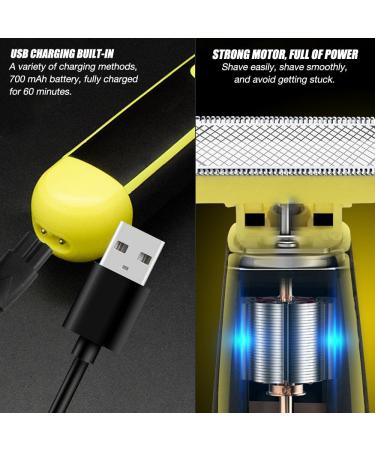 WDKXCN Wet and Dry Shaver for Men USB Rechargeable Electric Shaver with Multiple Combs Electric Razors Beard Trimmer Full Body Shavers for Men Waterproof Mens Facial Shaver Body Groomer Shaver - Buy Online on GoSupps.com