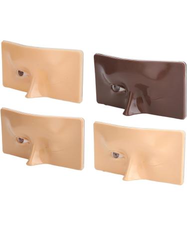 4 Sets Eye Makeup Practice Board Reusable Easy Coloring Simulation Skin Texture Eye Closing 3D Eye Makeup Practice Board - Buy Online on GoSupps.com