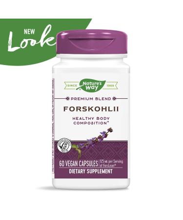 Nature's Way Forskohlii ForsLean 20% Forskolin - 125mg, 60 Count - Natural Weight Loss Supplement - Buy Online on GoSupps.com