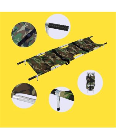Medical Stretcher Portable Aluminum Foldable Emergency Rescue Flat Four Fold Stretcher with Carrying Case - Buy Online on GoSupps.com