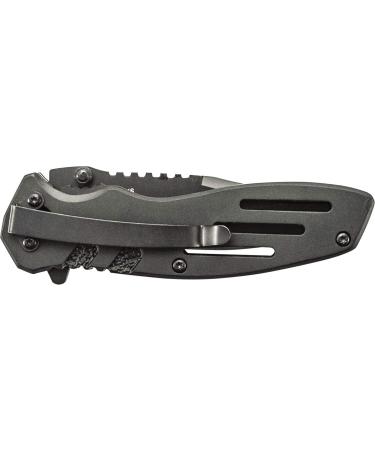 Smith & Wesson Extreme Ops SWA24S Folding Knife - 3.1 Serrated Blade, Aluminum Handle for Outdoor Tactical Survival and EDC - Buy Online on GoSupps.com