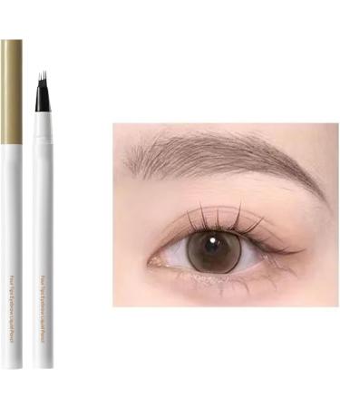 Eyebrow Pen Eyebrow Pencil with Fork Eyebrow Makeup Long Lasting Eyebrow Pen Creates Natural Looking Brows (Grey) - Buy Online on GoSupps.com