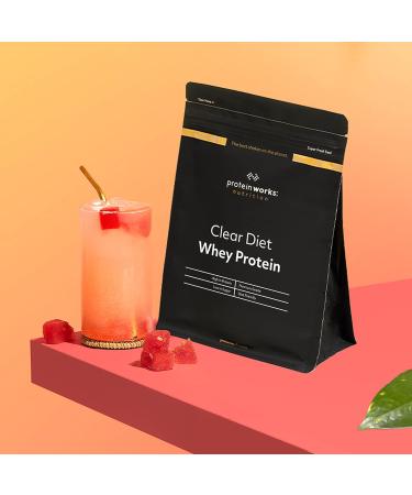 Protein Works Clear Diet Whey 500g - Sour Cherry & Apple Flavoured Protein Shake | Low-Calorie with Sweetener | International Shipping Available - Buy Online on GoSupps.com