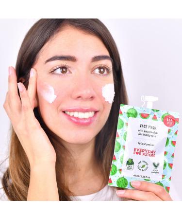 Watermelon Face Mask - Hydrating Vegan & Cruelty-Free | 98% Natural | 12 Uses - Splashymelon - Buy Online on GoSupps.com