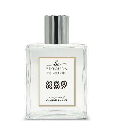 BC Perfume 889 Inspired by Oakmoss & Amber For Women & Men Fragrance Dupes Eau de Parfum Bottle 3.4 Fl Oz/100ml
