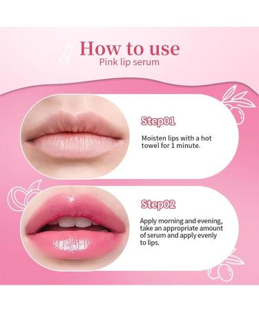 2Pcs Pink Lip Serum Plumper Color Changing Lip Gloss Pink Lip Serum Plump Gorgeous Glow of Lips Pink Lip Serum Booster Glow Color Changing Lip Oil Hydrating Lip Stain for Women - Buy Online on GoSupps.com