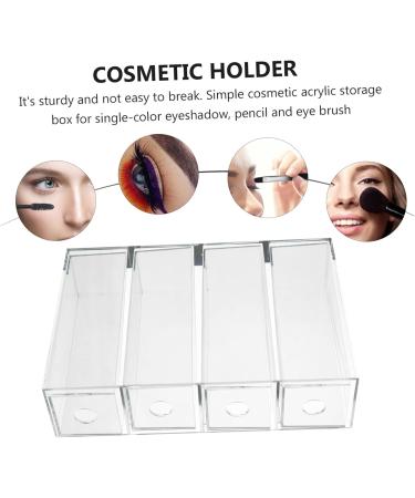 FOMIYES 1pc Box Eye Shadow Storage Box Makeup Organiser Dresser Storage Organizer Dresser Drawers Acrylic Eyeshadow Organizer Eyeshadow Organizer Box Acrylic Makeup Organiser Make up - Buy Online on GoSupps.com