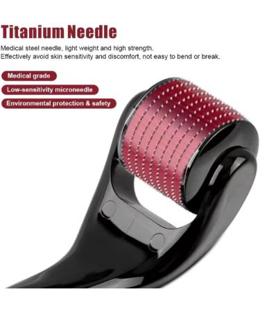 Beard Growth Derma Roller 540 Titanium Microneedles 0.25mm - Stimulate Beard, Hair Growth & Skin Regeneration - Buy Online on GoSupps.com