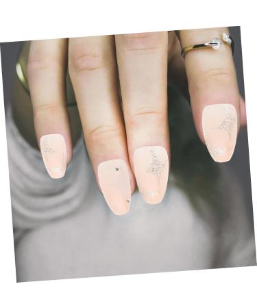 WOFASHPURET 1 Set Nail Patch Nail Files Fingernail File French Decor Nail Decals Full Cover Nails Diy Nail Accessory Salon Diy Nail Decor Fake Nail Stickers X4 Girl - Buy Online on GoSupps.com