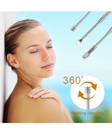 NBEW Ear Pick Earwax Removal Kit - 8 PC Ear Cleaning Tool Set with Storage Box - Buy Online on GoSupps.com