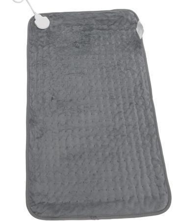 Haofy Heating Pad - Cuddly Soft 6 Heat Settings for Muscle Relaxation | Fast-Heating Gray Pad (EU Plug 220V) - Buy Online on GoSupps.com
