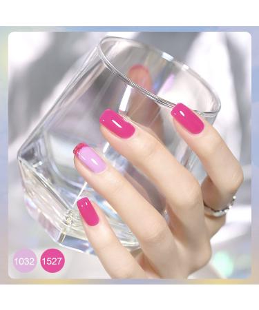 GAOY 42 Pcs Gel Nail Polish Kit - Pink White Red Nude Colors - Glossy & Matte Top Coat - Base Coat - DIY Nail Art Set - Four Seasons Series - Buy Online on GoSupps.com