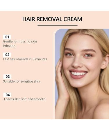  Generisch Hair removal cream for sensitive skin - 22 g - Moisturizing facial hair removal cream - Facial hair removal cream - Moisturizing and hydrating - For women and men - Buy Online on GoSupps.com