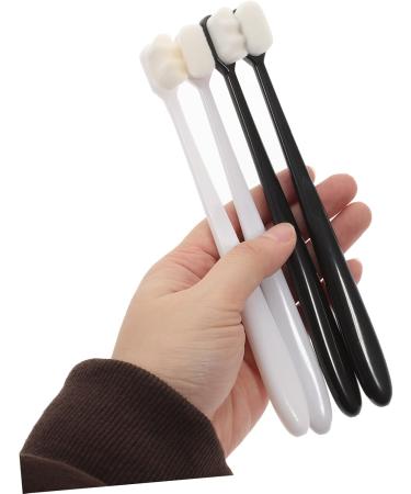 Minkissy 4-Piece Soft Travel Toothbrush Set for Kids - Extra Soft Natural Bristles with Peppermint Flavor - Ideal for Gentle Care of Children's Teeth - Buy Online on GoSupps.com