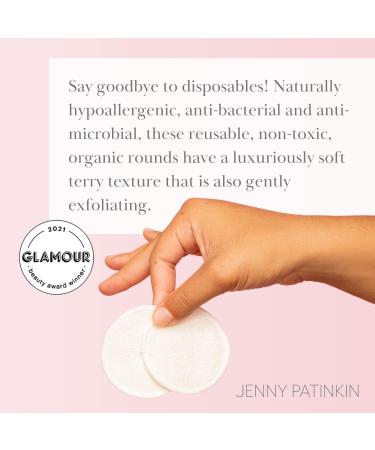 Organic Reusable Makeup Remover Rounds | Eco-Friendly Cotton Toner Pads for Face | Gentle & Effective Reusable Cotton Pads - Buy Online on GoSupps.com